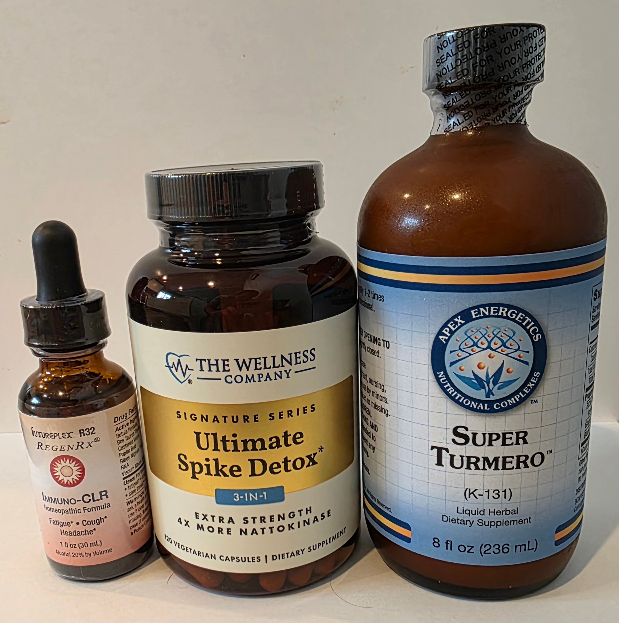 Spike Protein Bundle - Ultimate Spike Detox, Immuno CLR, and Super Turmero