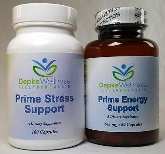 Prime Stress and Energy Support Combo (60 Count)